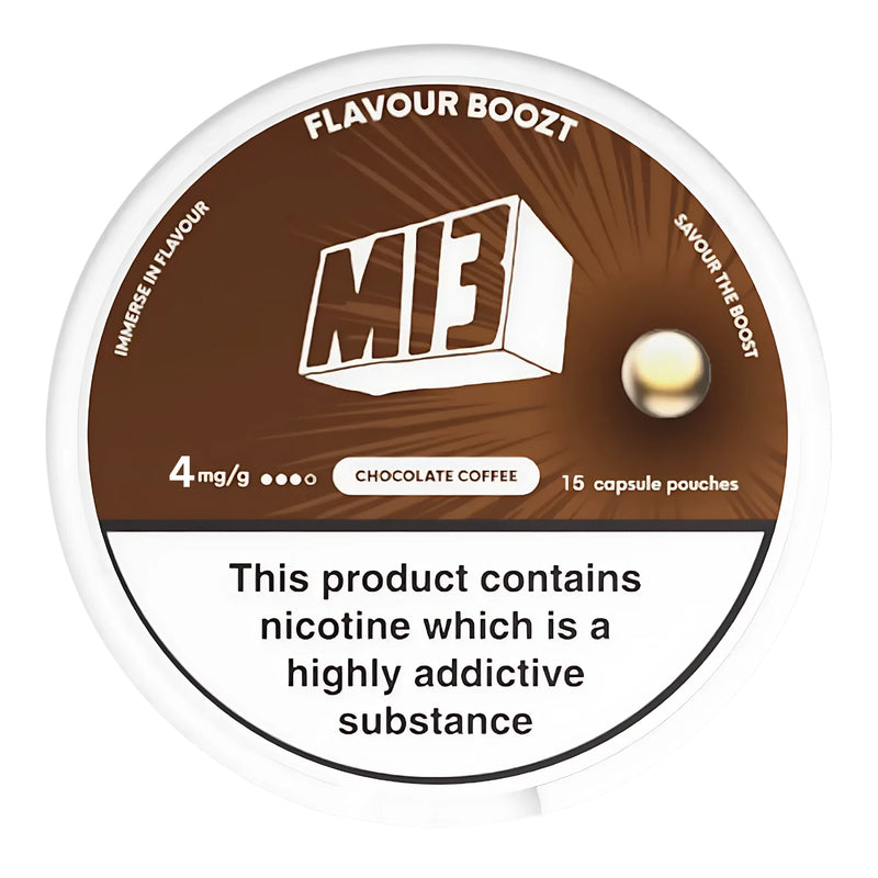 M13 Boozt Nicotine Pounches 4 mg - Chocolate Coffee