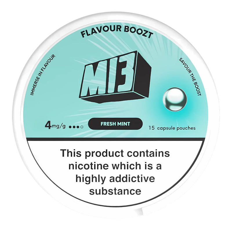 M13 Boozt Nicotine Pounches 4 mg - Fresh Mint