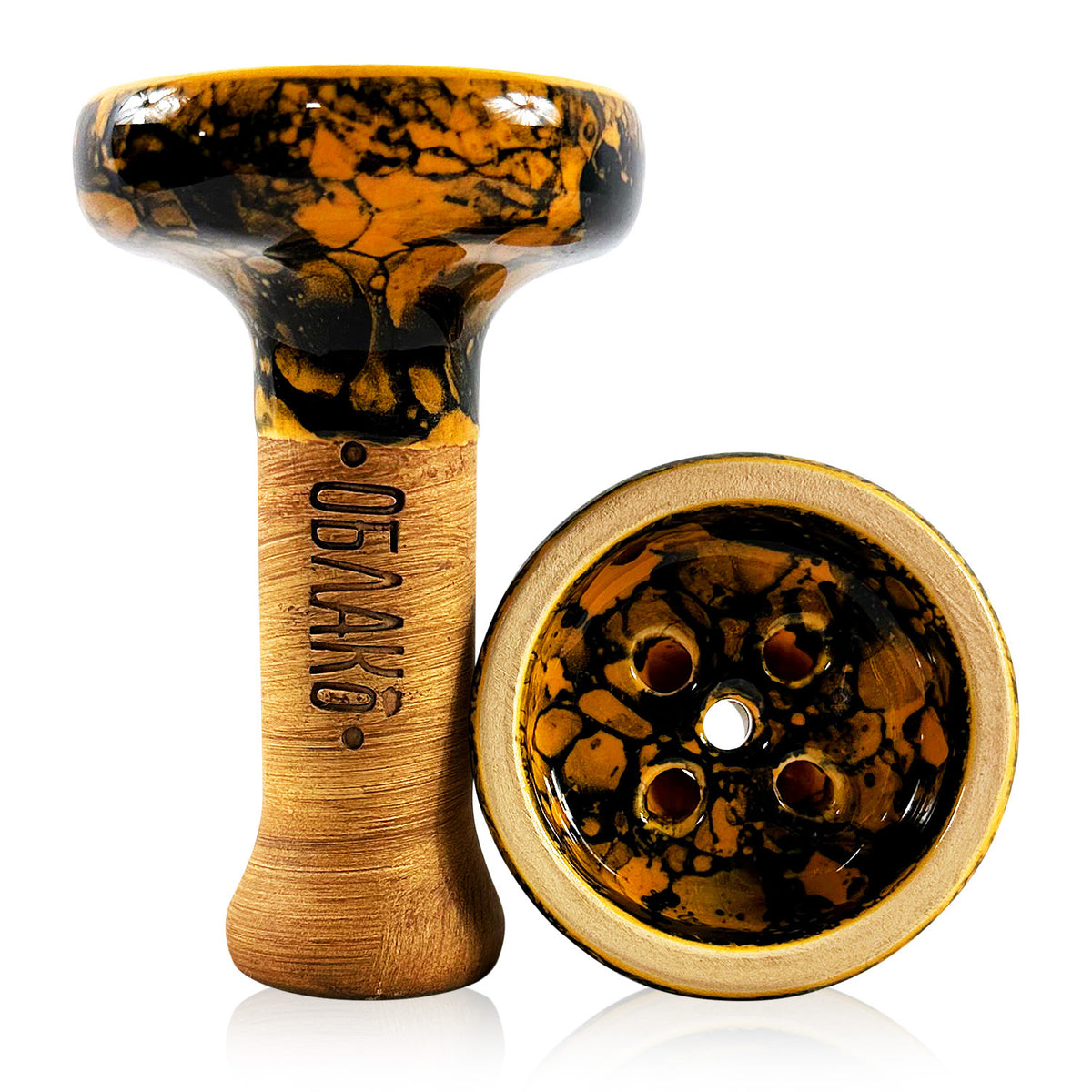  BLIND MANS BUFF ジャスパー 陶板 プラーク OBLAKOBLACK_5HOLES_ORANGE-