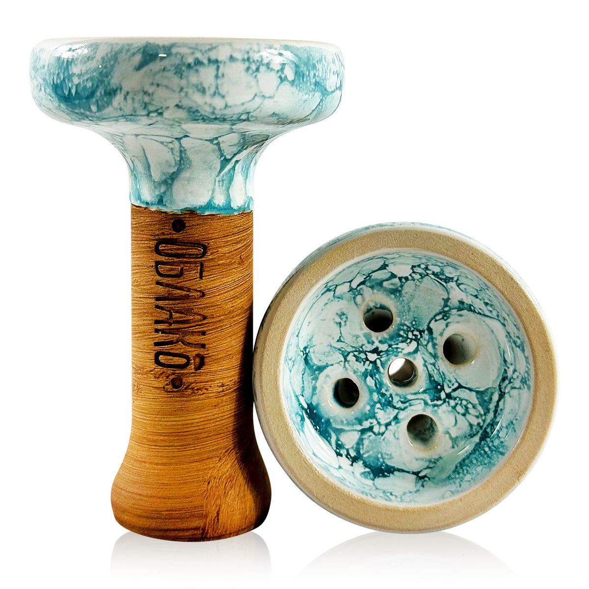 クロバ-ジジ:ボヘミア:パネルドグラスオブジェ Oblako Black Glaze Hookah Shisha Bowl | Great Pricing