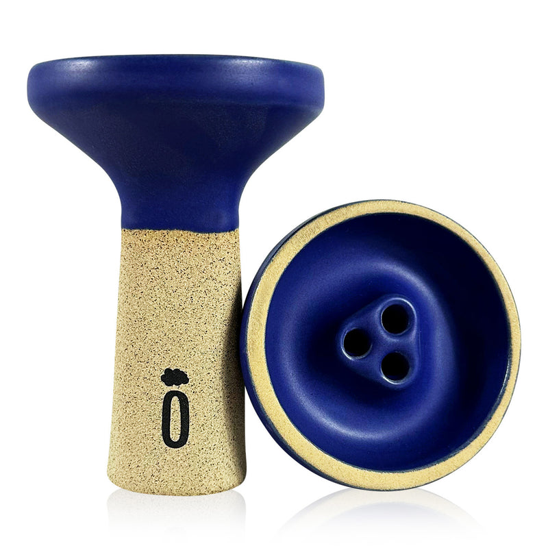 Oblako Trio Hookah Shisha Bowl - Phunnel / Purple Matte