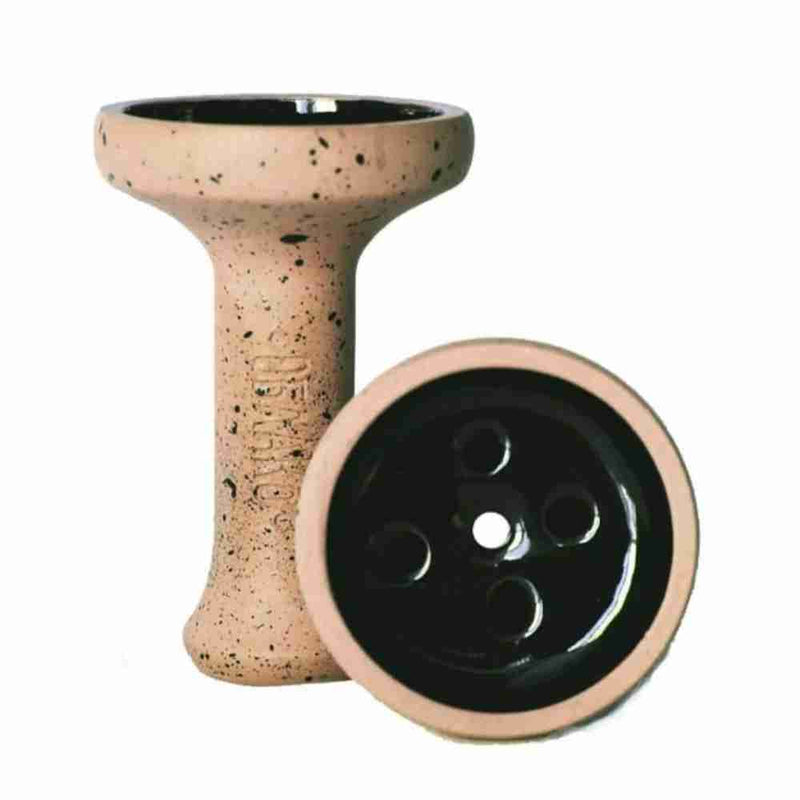 Oblako Mono Classic Hookah Shisha Bowl - Beige/Black