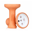 Oblako Mono Classic Hookah Shisha Bowl - Orange/White