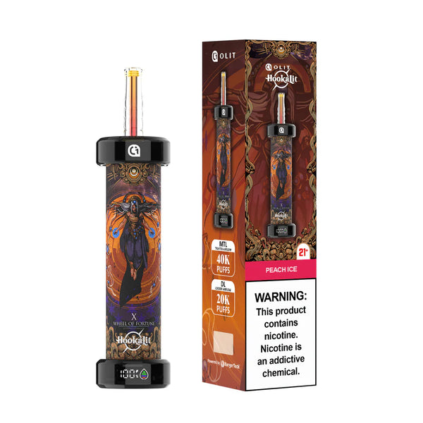 Olit Hookalit 40000 Disposable E-hookah Device Vape 40ml - Peach Ice
