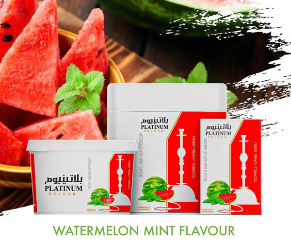 Platinum Seven Watermelon Mint Hookah Tobacco -