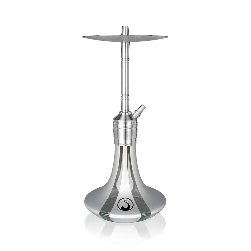 Steamulation Pure One Hookah - Silver Matt Metallic