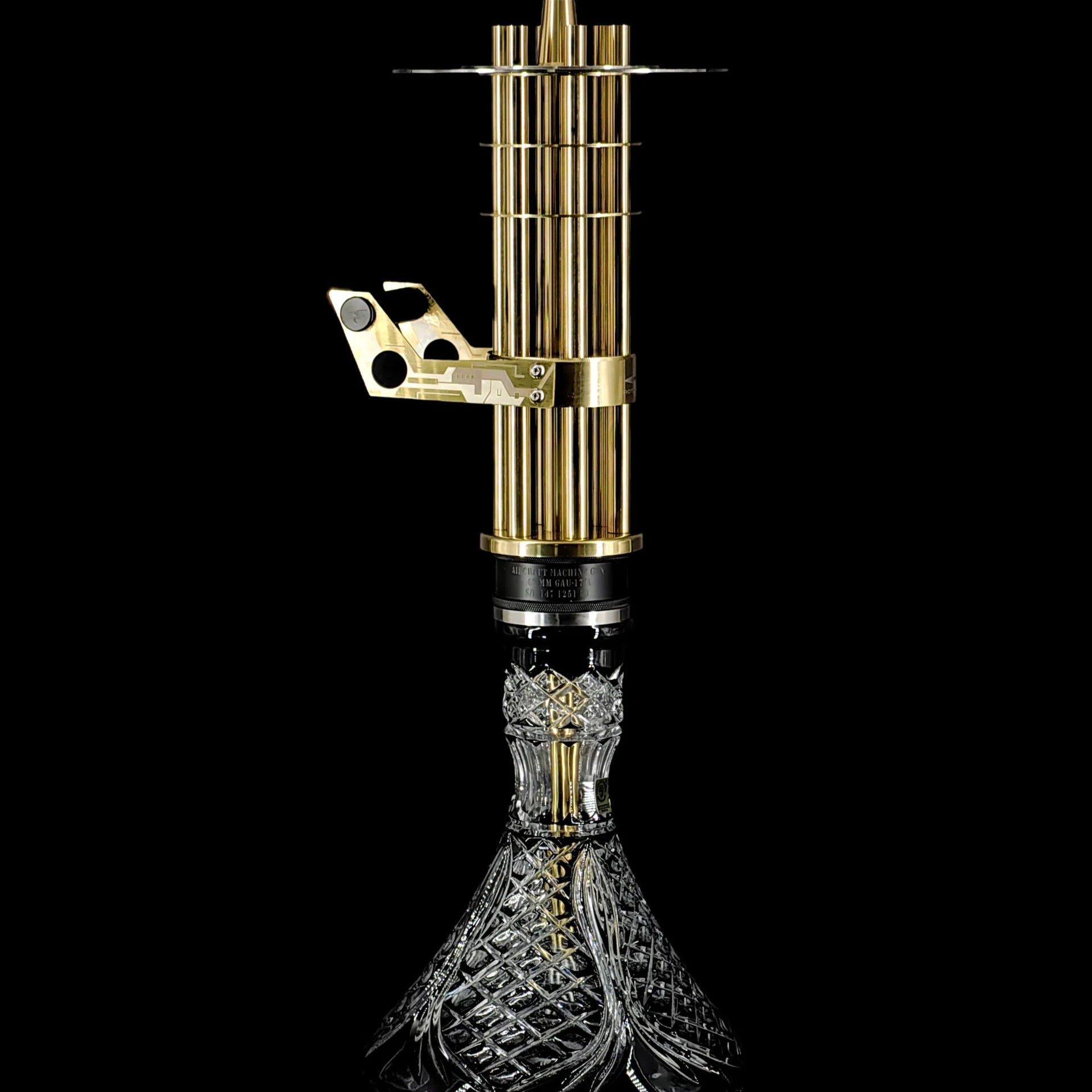 シーシャ】新品 Shi Caver Micro GUN ブラック×ゴールド
