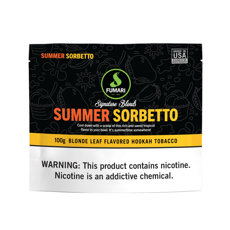 Fumari Summer Sorbetto Hookah Shisha Flavor - 100g