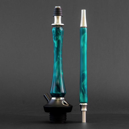 Union Sleek Acrylic Hookah - Turquoise