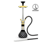Wookah 24K Gold-Plated Check Black White Nox Hookah Set