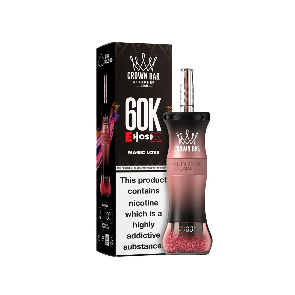 Al Fakher Crown Bar 60K Vape | E-Hose X Disposable