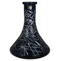 Cyril Crystal Cut Hookah Shisha Base - Black