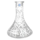 Cyril Crystal Cut Hookah Shisha Base - Clear