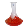 Traditional Glass Hookah Base - Mix Glass Red