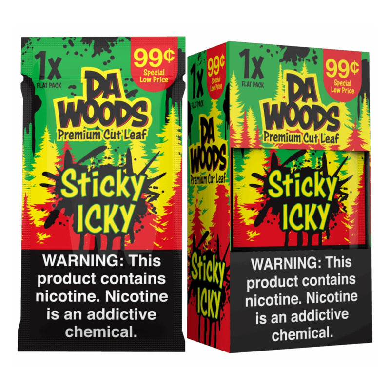 Da Woods Premium Cut Tobacco Leaf pack of 20 - Sticky ICKY