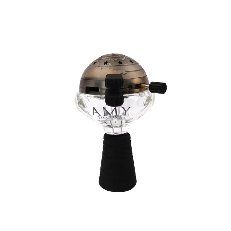 AMY Deluxe Glassi Globe Crystal Hookah Shisha Bowl Set 004 -