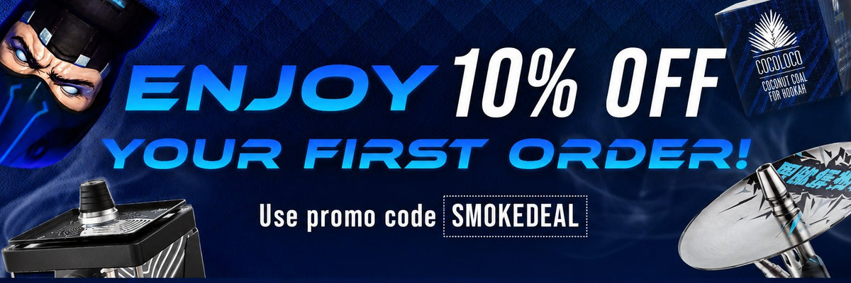 Enjoy 10% off your first order — promo code SMOKEDEAL