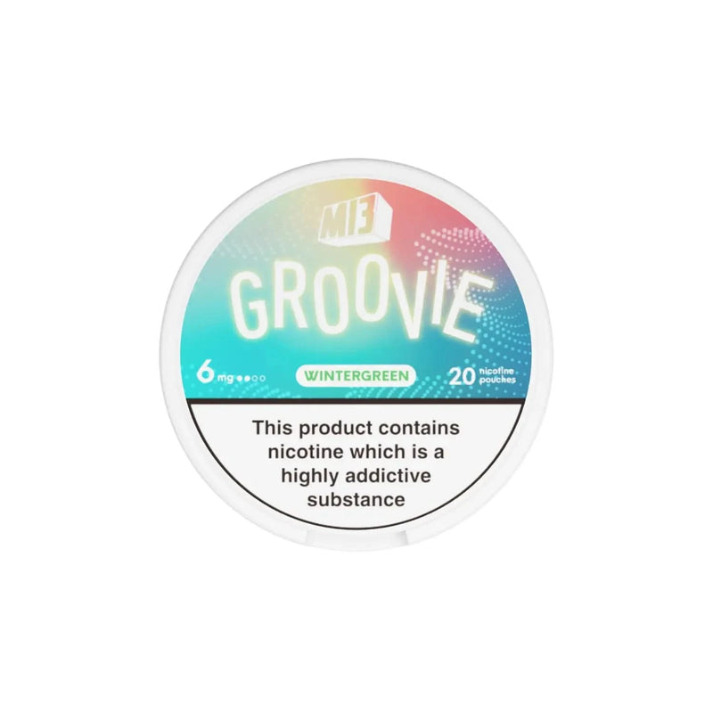 Groovie Nicotine Pounches 6 mg - Wintergreen