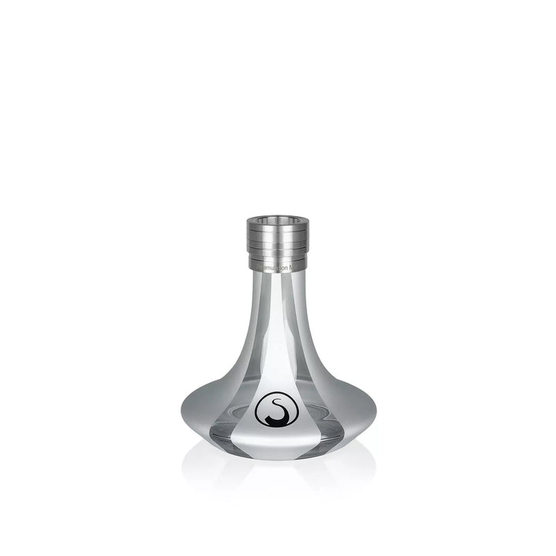 Steamulation Mini Gen.II Hookah Base with Steam Click - Silver Matt Metallic