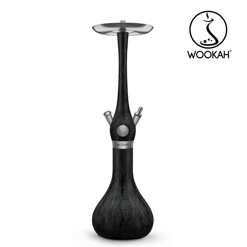 Wookah Hookah Classic - Wooden Base - Nox