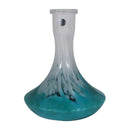 Traditional Glass Hookah Base - Mix Glass Sea Blue