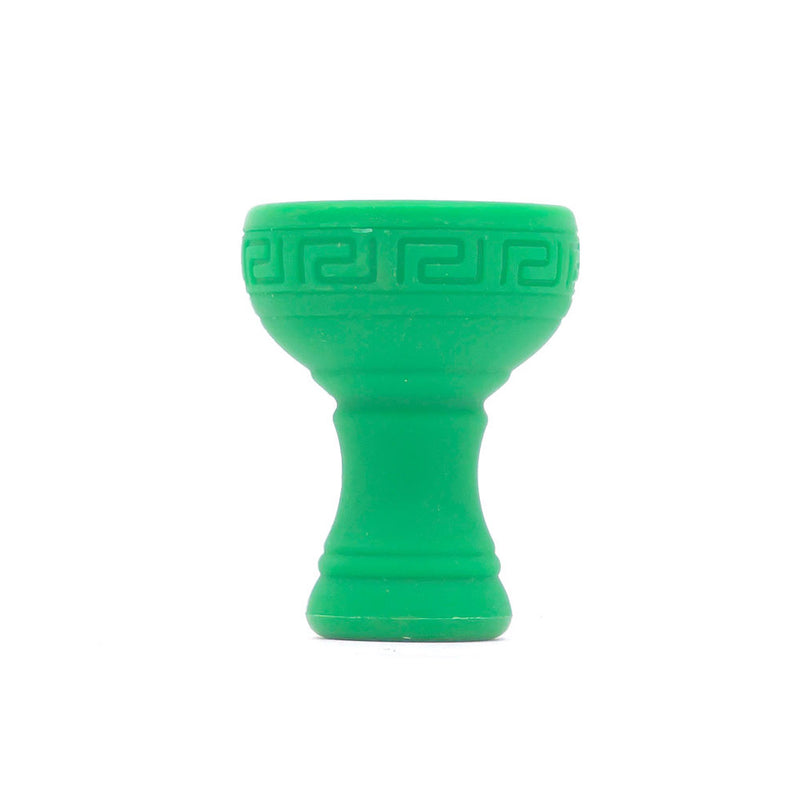Silicone Hookah Bowl With Metal Screen - Green