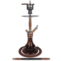 Amy Carbonica Solid S Hookah (SS26.02) - Brown-Brown