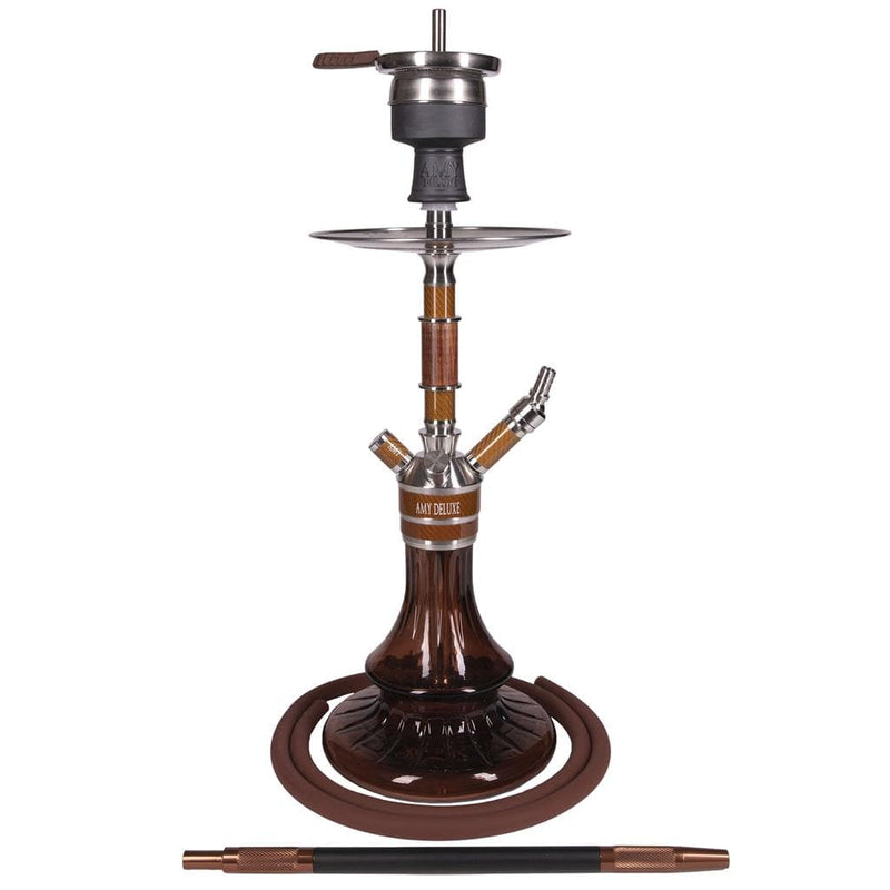 Amy Carbonica Solid S Hookah (SS26.02) - Brown-Brown