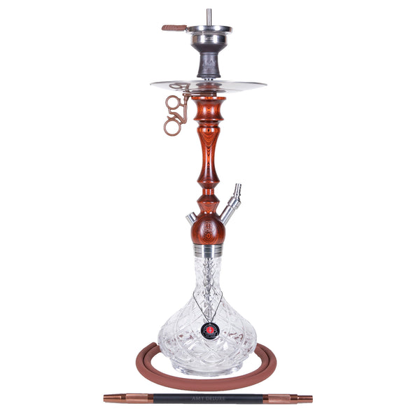 Amy Deluxe Bohemian Cut Hookah (101.01) - Brown