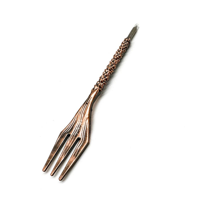 Cyril Retro Hookah Fork and Puncher - Bronze