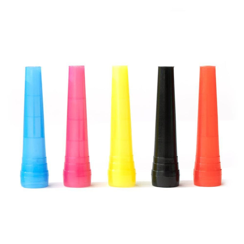 Icon Tips - 100 Disposable Mouth Tips for Hookah - 6 mixed colors - 