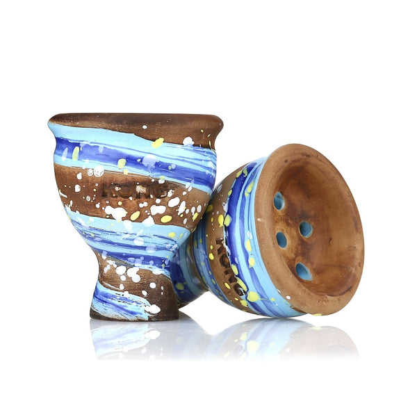 Kong Mummy Space Glaze Hookah Shisha Bowl - Blue