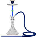MYA P57001-001NQ SILVER Crystal Hookah - 