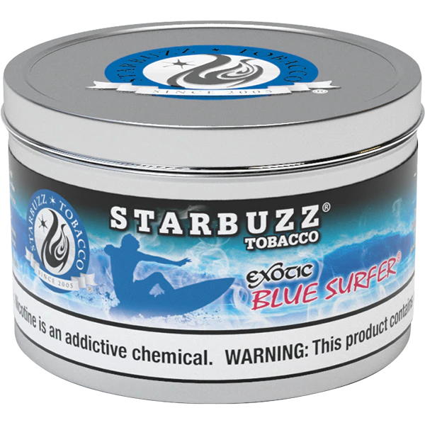 Starbuzz Blue Surfer Hookah Shisha Tobacco - 250g