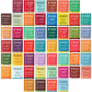 Stash Tea Bags Sampler - Caffeinated, Herbal and Decaf - 50 Ct, 50 Flavors - 
