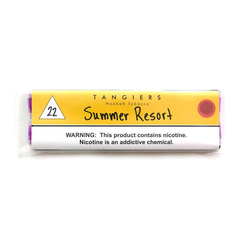 Tangiers Summer Resort Hookah Shisha Tobacco - 100g / Noir