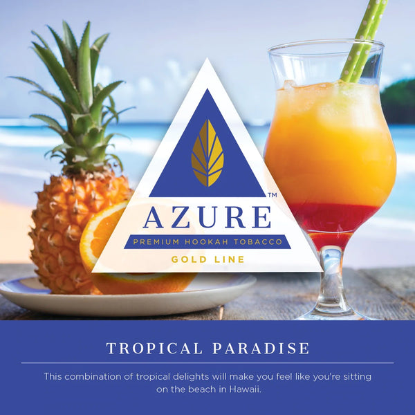 Azure Gold Line Tropical Paradise - 