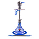 Amy Xpress Fame S Hookah - Steel-Blue Base