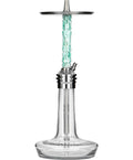 Moze Varity Lounge Hookah - Silver - Clear - Wavy Mint
