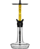 Moze Varity Squad Hookah - Black - Clear - Wavy Yellow