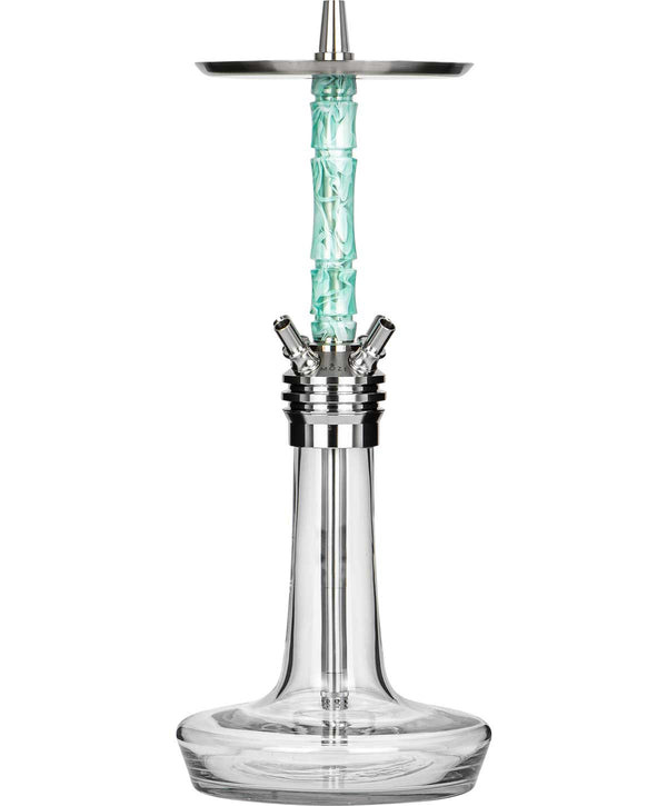 Moze Varity Squad Hookah - Silver - Clear - Wavy Mint