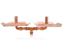 VZ Hookah Shisha Adapter for 2 Bowls - Copper